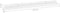 vidaXL - Wandschappen - 4 - st - 60x9x3 - cm - hoogglans - wit