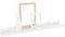 vidaXL - Wandschappen - 4 - st - 60x9x3 - cm - hoogglans - wit