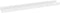 vidaXL - Wandschappen - 4 - st - 60x9x3 - cm - hoogglans - wit