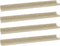 vidaXL - Wandschappen - 4 - st - 60x9x3 - cm - sonoma - eikenkleurig
