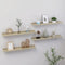 vidaXL - Wandschappen - 4 - st - 60x9x3 - cm - sonoma - eikenkleurig