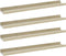 vidaXL - Wandschappen - 4 - st - 60x9x3 - cm - wit - en - sonoma - eikenkleurig