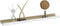 vidaXL - Wandschappen - 4 - st - 60x9x3 - cm - wit - en - sonoma - eikenkleurig