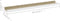 vidaXL - Wandschappen - 4 - st - 60x9x3 - cm - wit - en - sonoma - eikenkleurig