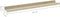 vidaXL - Wandschappen - 4 - st - 60x9x3 - cm - wit - en - sonoma - eikenkleurig