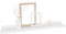 vidaXL - Wandschappen - 4 - st - 60x9x3 - cm - wit