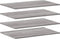 vidaXL - Wandschappen - 4 - st - 80x50x1,5 - cm - bewerkt - hout - grijs - sonoma - eiken