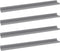 vidaXL - Wandschappen - 4 - st - 80x9x3 - cm - grijs