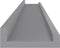 vidaXL - Wandschappen - 4 - st - 80x9x3 - cm - grijs