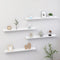 vidaXL - Wandschappen - 4 - st - 80x9x3 - cm - hoogglans - wit