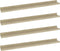 vidaXL - Wandschappen - 4 - st - 80x9x3 - cm - sonoma - eikenkleurig