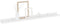 vidaXL - Wandschappen - 4 - st - 80x9x3 - cm - wit