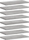 vidaXL - Wandschappen - 8 - st - 40x20x1,5 - cm - bewerkt - hout - grijs - sonoma - eiken