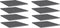 vidaXL - Wandschappen - 8 - st - 40x50x1,5 - cm - bewerkt - hout - hoogglans - grijs