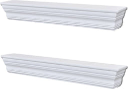 vidaXL - Wandschappen - Aaliyah - 2 - st - wit