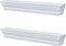 vidaXL - Wandschappen - Aaliyah - 2 - st - wit