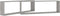 vidaXL - Wandschappen - kubus - 2 - st - 100x15x30 - cm - bewerkt - hout - betongrijs