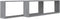 vidaXL - Wandschappen - kubus - 2 - st - 100x15x30 - cm - bewerkt - hout - grijs - sonoma