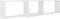 vidaXL - Wandschappen - kubus - 2 - st - 100x15x30 - cm - bewerkt - hout - wit