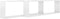 vidaXL - Wandschappen - kubus - 2 - st - 100x15x30 - cm - spaanplaat - hoogglans - wit