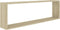 vidaXL - Wandschappen - kubus - 2 - st - 100x15x30 - cm - spaanplaat - sonoma - eiken