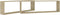 vidaXL - Wandschappen - kubus - 2 - st - 100x15x30 - cm - spaanplaat - sonoma - eiken