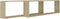 vidaXL - Wandschappen - kubus - 2 - st - 100x15x30 - cm - spaanplaat - sonoma - eiken