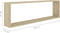 vidaXL - Wandschappen - kubus - 2 - st - 100x15x30 - cm - spaanplaat - sonoma - eiken