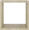 vidaXL - Wandschappen - kubus - 2 - st - 30x15x30 - cm - sonoma - eikenkleurig
