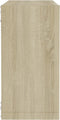 vidaXL - Wandschappen - kubus - 2 - st - 30x15x30 - cm - sonoma - eikenkleurig