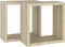 vidaXL - Wandschappen - kubus - 2 - st - 30x15x30 - cm - sonoma - eikenkleurig