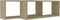 vidaXL - Wandschappen - kubus - 2 - st - 60x15x23 - cm - spaanplaat - sonoma - eiken