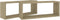 vidaXL - Wandschappen - kubus - 2 - st - 60x15x23 - cm - spaanplaat - sonoma - eiken