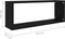 vidaXL - Wandschappen - kubus - 2 - st - 60x15x23 - cm - spaanplaat - zwart