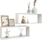 vidaXL - Wandschappen - kubus - 2 - st - 60x15x23 - cm - spaanplaat - wit