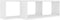 vidaXL - Wandschappen - kubus - 2 - st - 60x15x23 - cm - spaanplaat - wit