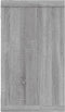 vidaXL - Wandschappen - kubus - 2 - st - 80x15x26,5 - cm - bewerkt - hout - grijs - sonoma