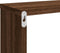 vidaXL - Wandschappen - kubus - 2 - st - 80x15x26,5 - cm - bewerkt - hout - bruineiken