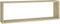 vidaXL - Wandschappen - kubus - 2 - st - 80x15x26,5 - cm - bewerkt - hout - sonoma - eiken