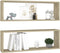 vidaXL - Wandschappen - kubus - 2 - st - 80x15x26,5 - cm - bewerkt - hout - sonoma - eiken