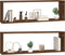 vidaXL - Wandschappen - kubus - 2 - st - 80x15x26,5 - cm - bewerkt - hout - bruineiken