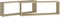 vidaXL - Wandschappen - kubus - 2 - st - 80x15x26,5 - cm - bewerkt - hout - sonoma - eiken