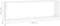 vidaXL - Wandschappen - kubus - 2 - st - 80x15x26,5 - cm - bewerkt - hout - wit