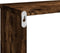 vidaXL - Wandschappen - kubus - 2 - st - 80x15x26,5 - cm - hout - gerookt - eikenkleurig