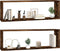 vidaXL - Wandschappen - kubus - 2 - st - 80x15x26,5 - cm - hout - gerookt - eikenkleurig
