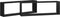 vidaXL - Wandschappen - kubus - 2 - st - 80x15x26,5 - cm - spaanplaat - zwart