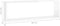 vidaXL - Wandschappen - kubus - 2 - st - 80x15x26,5 - cm - spaanplaat - hoogglans - wit