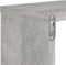 vidaXL - Wandschappen - kubus - 2 - st - 80x15x26,5 - cm - spaanplaat - betongrijs