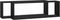 vidaXL - Wandschappen - kubus - 2 - st - 80x15x26,5 - cm - spaanplaat - zwart