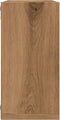 vidaXL - Wandschappen - kubus - 2st - 30x15x30cm - bewerkt - hout - artisanaal - eiken
